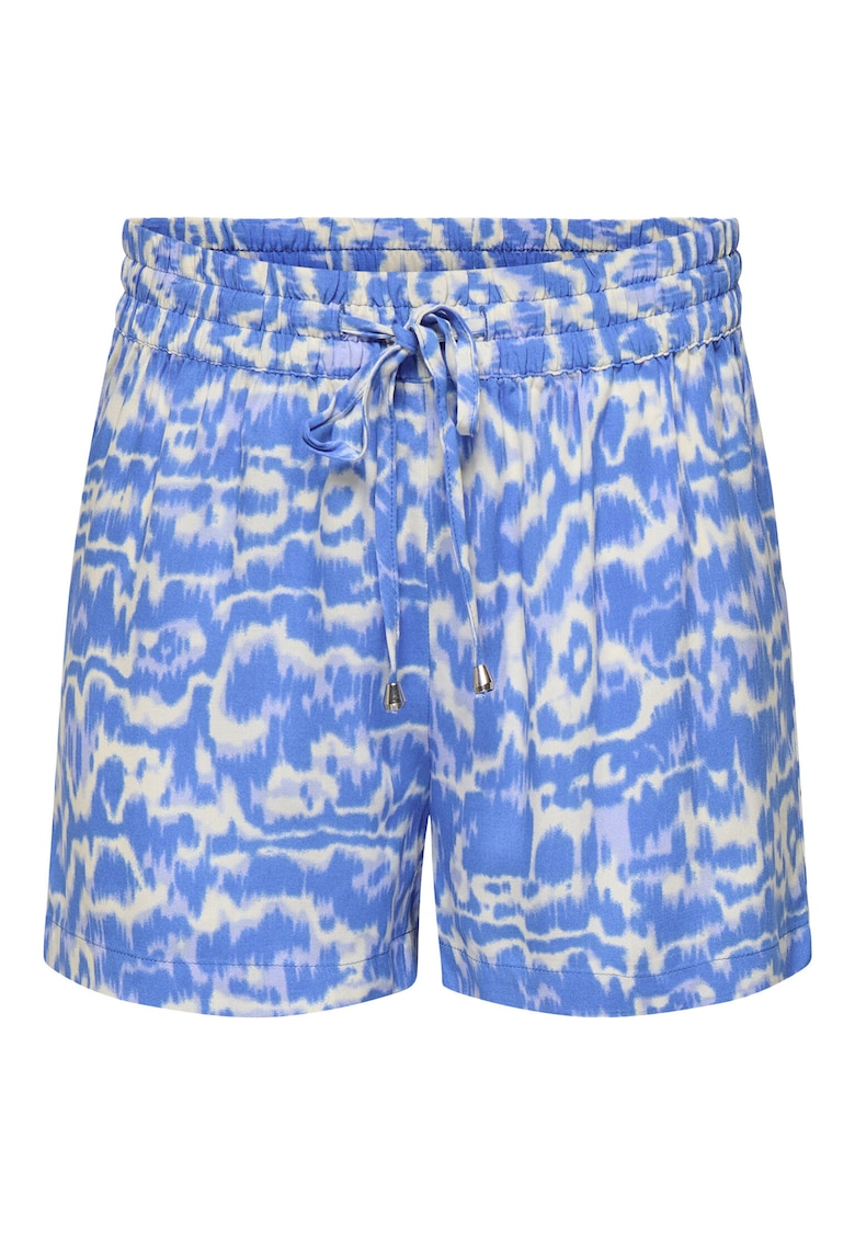Pantaloni scurti dama 15198156 - Viscoza - Albastru - Albastru