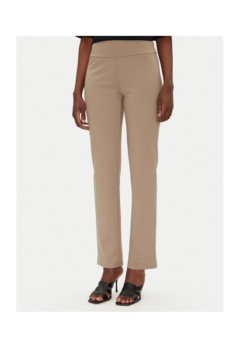 Pantaloni dama 20615363 - Poliester/Viscoza - Bej - Bej