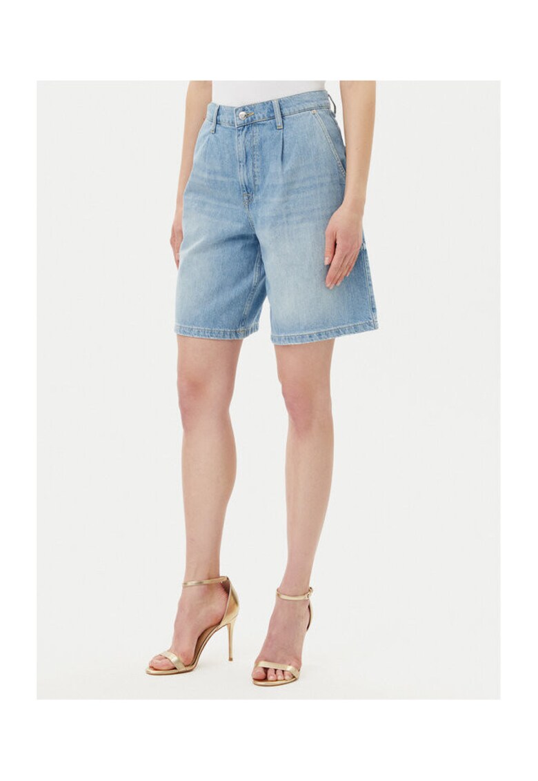 Pantaloni scurti din denim dama 10019646 30046455 - Bumbac - Albastru - Albastru