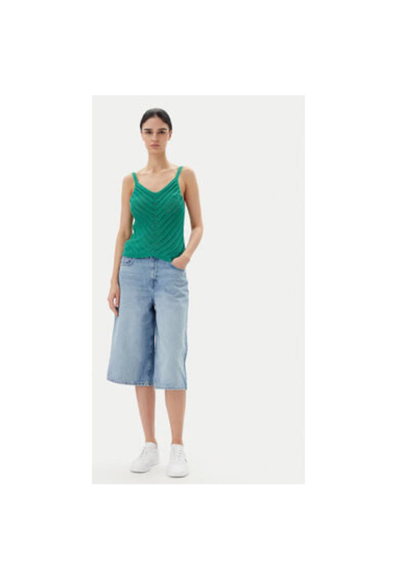 Pantaloni scurti din denim dama 15344292 - Bumbac - Albastru - Albastru