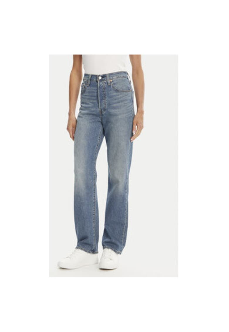 Pantaloni dama Levi S - 72693-0230 - Bumbac/Lyocell - Albastru