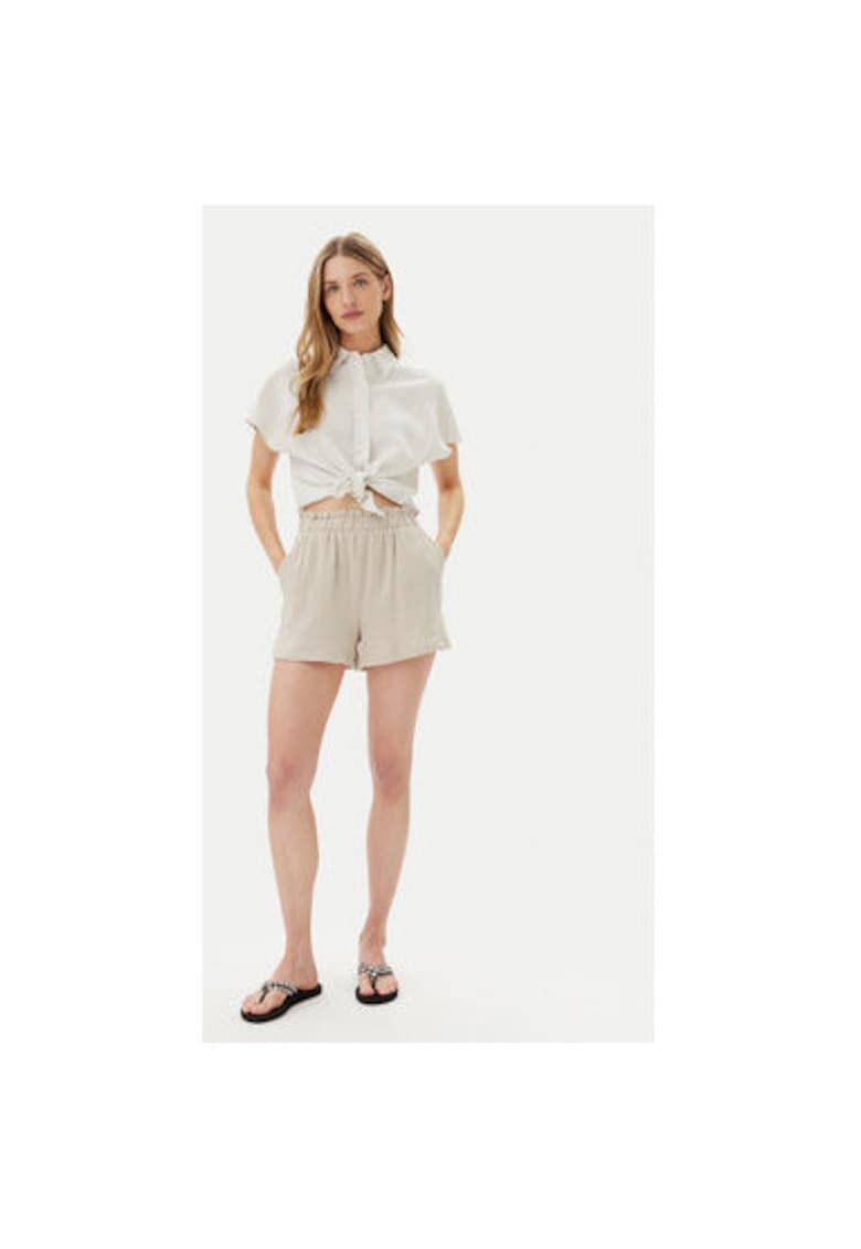 Pantaloni scurti dama 10279687 - Bumbac - Bej