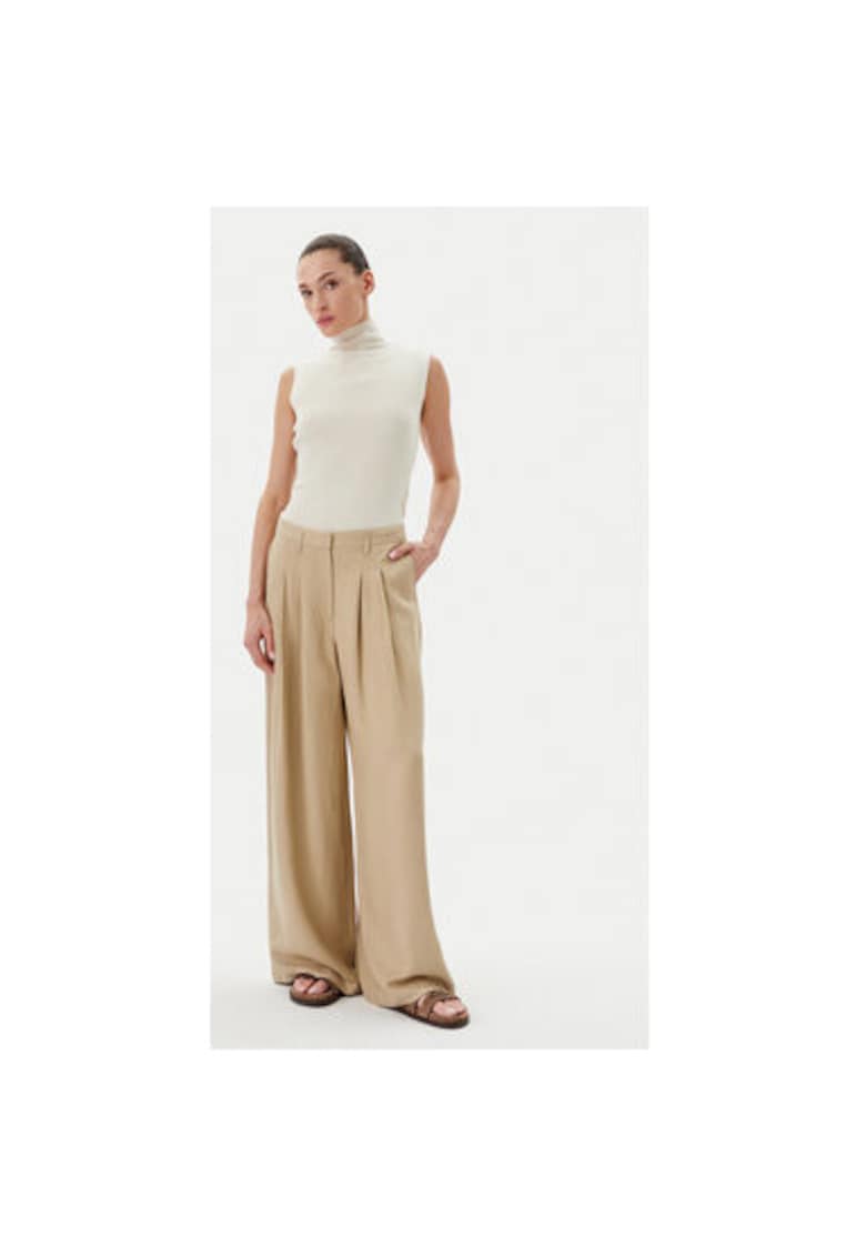 Pantaloni dama 5503840 - Viscoza/In - Bej