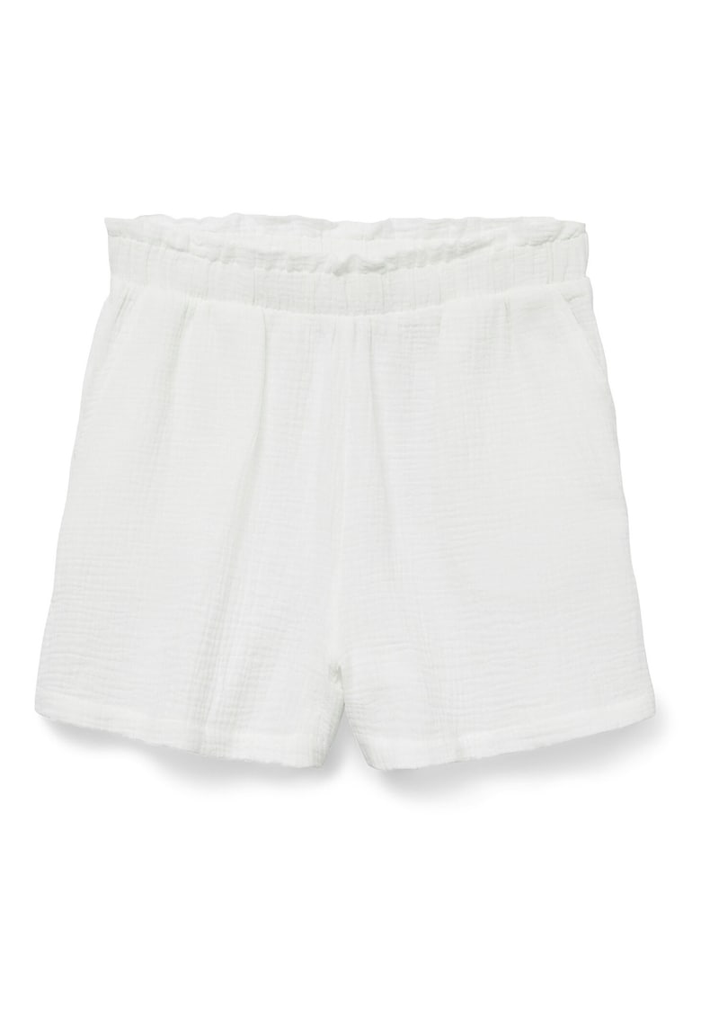 Pantaloni scurti dama 10279687 - Bumbac - Alb