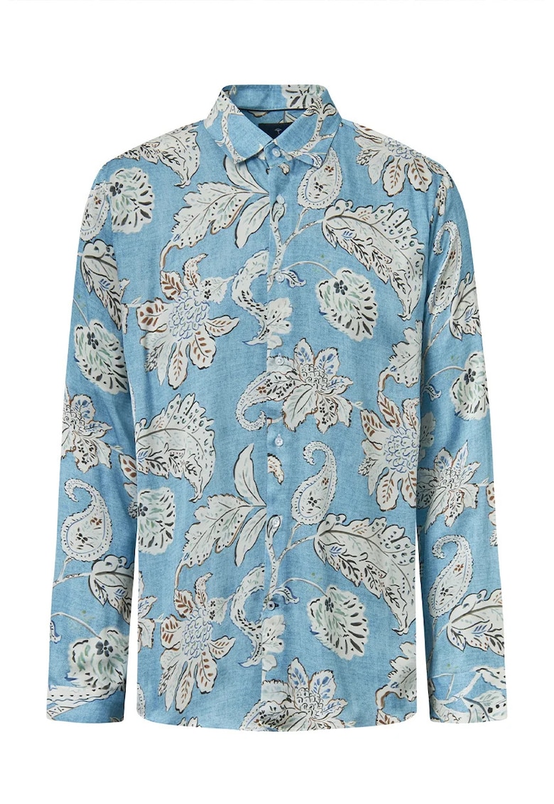 Cămașă supradimensionată cu imprimeu floral