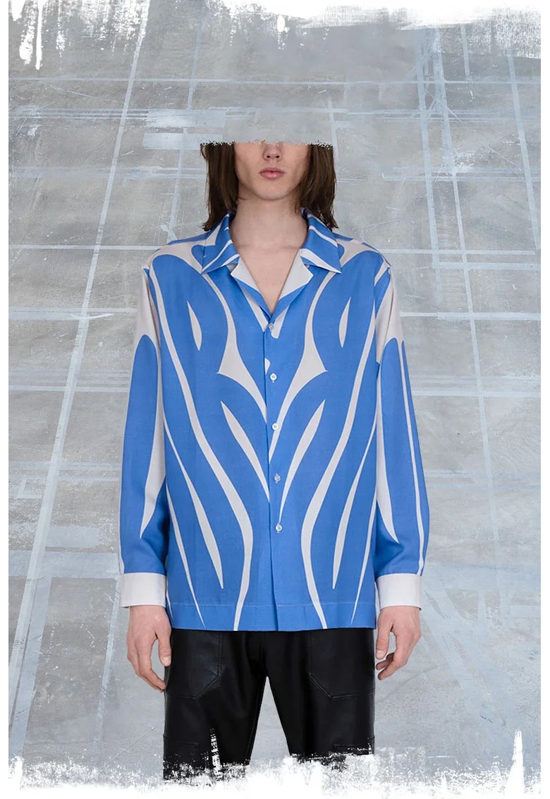 Cămașă cu mânecă lungă cu imprimeu iconic Isnurh Cămașă cu mânecă lungă cu imprimeu iconic Isnurh