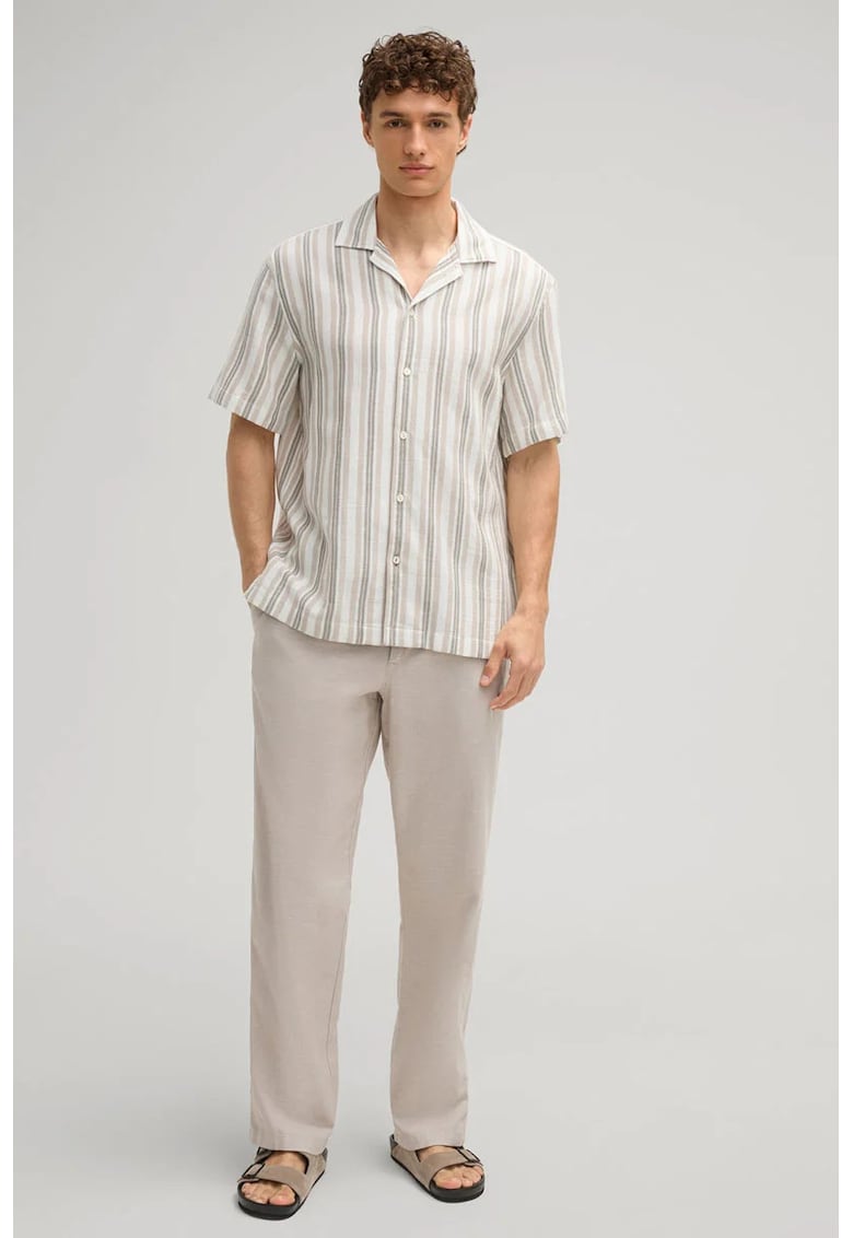 -Pantaloni regular fit cu elastic în talie JP3