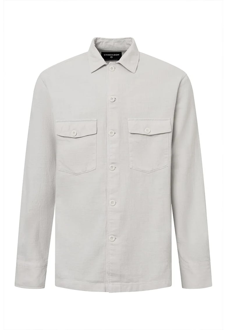 Cămașă supradimensionată cu buzunare frontale