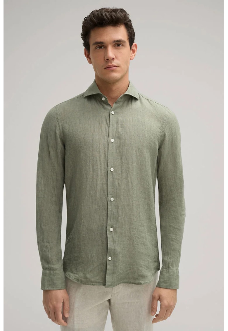 Cămașă regular fit cu mânecă lungă JP4 - Verde