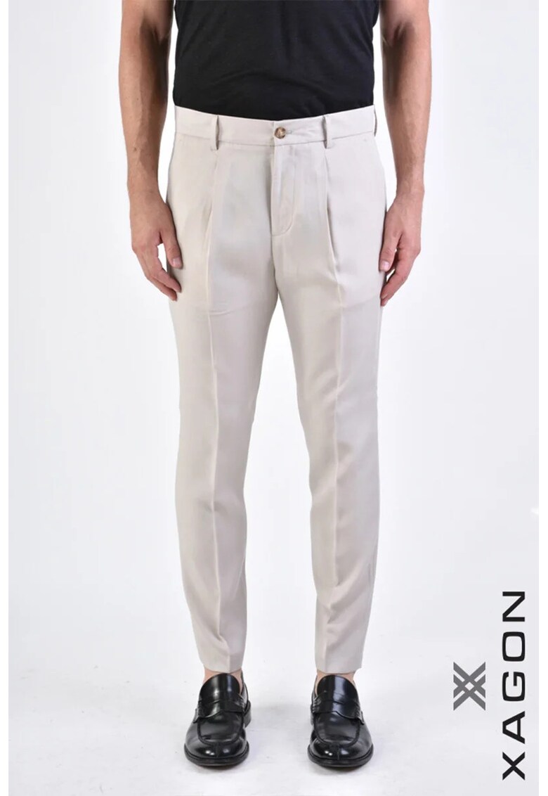 -Pantaloni skinny cu buzunare laterale
