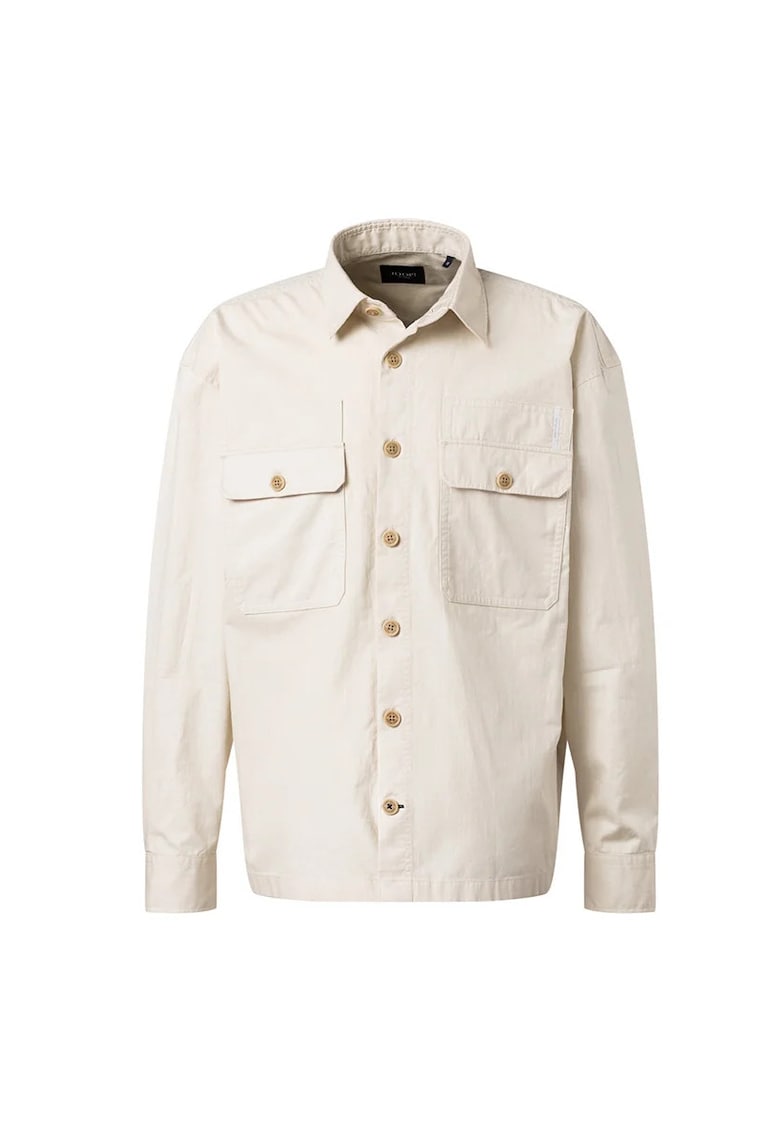 Cămașă supradimensionată cu buzunare frontale