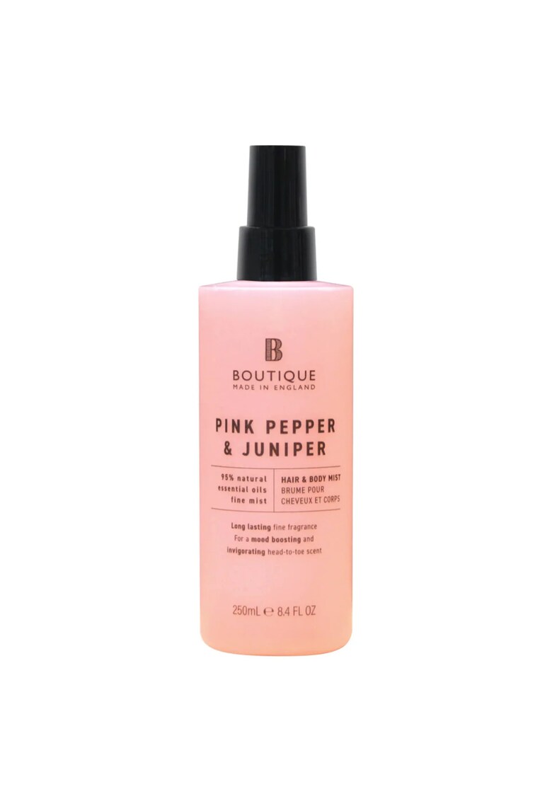 Spray pentru par & corp cu parfum de piper roz & ienupar - 250 ml Spray pentru par & corp cu parfum de piper roz & ienupar - 250 ml