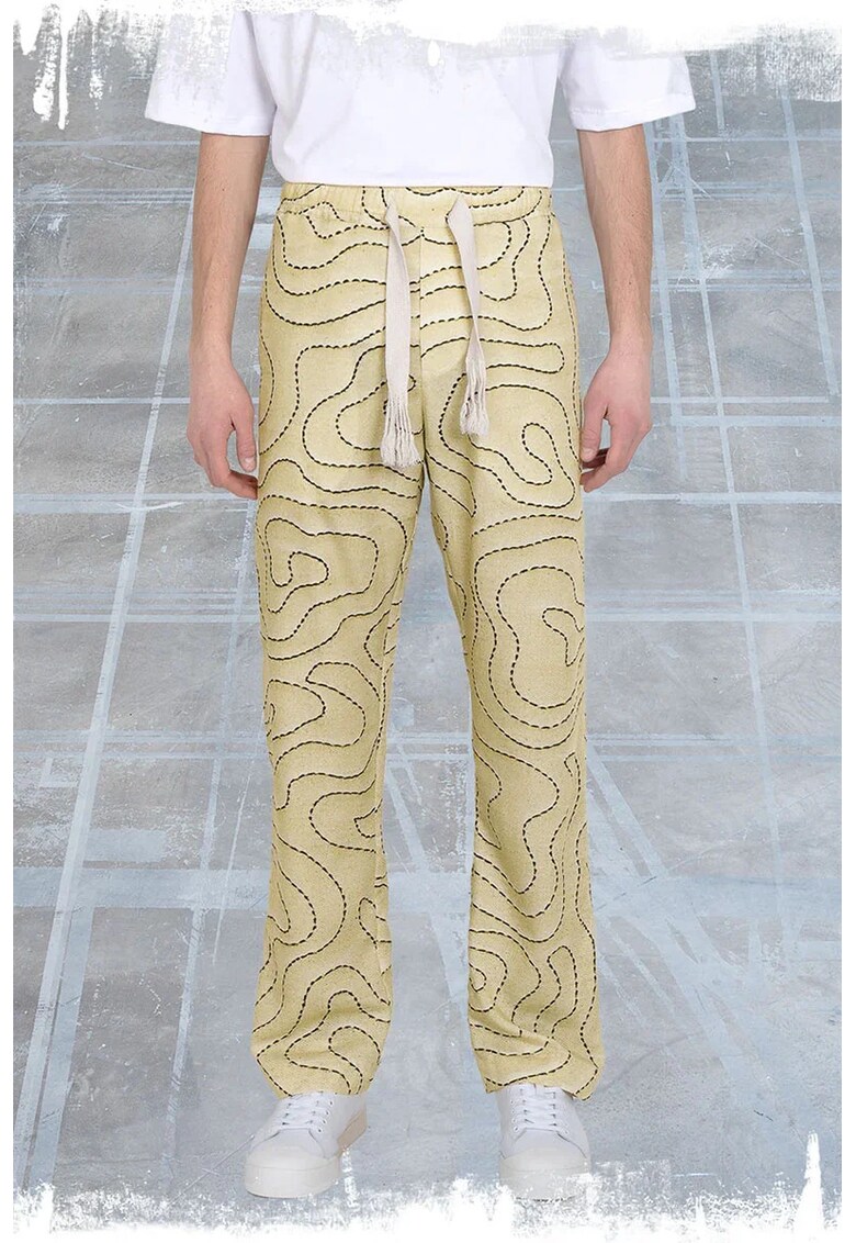 -Pantaloni regular-fit din material biodegradabil -Pantaloni regular-fit din material biodegradabil