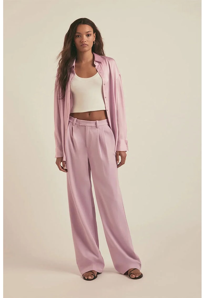 -Pantaloni largi cu talie înaltă FD2 -Pantaloni largi cu talie înaltă FD2