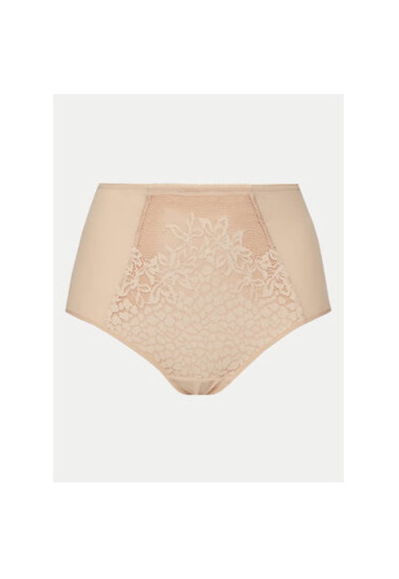 Chiloti clasici cu talie inalta dama  C16IC5 01N - Sintetic - 36 EU - Bej