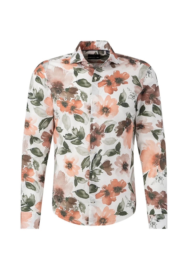 Cămașă regular fit cu mânecă lungă și imprimeu floral JP3 Cămașă regular fit cu mânecă lungă și imprimeu floral JP3