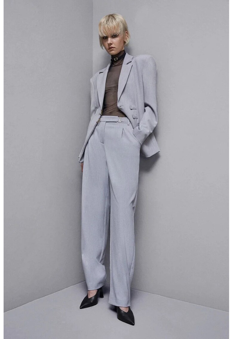 -Pantaloni largi cu buzunare laterale PP