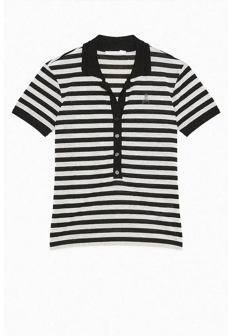 Tricou polo cu sclipici
