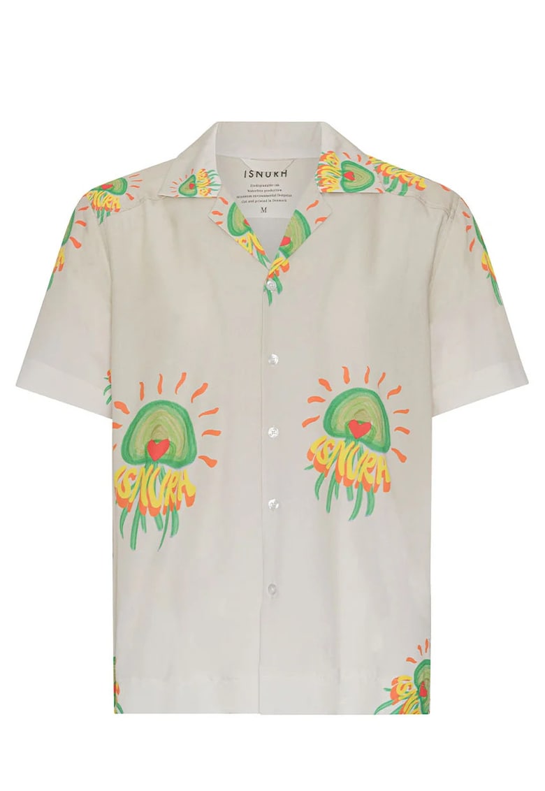 Cămașă regular fit cu imprimeu pe spate Cămașă regular fit cu imprimeu pe spate