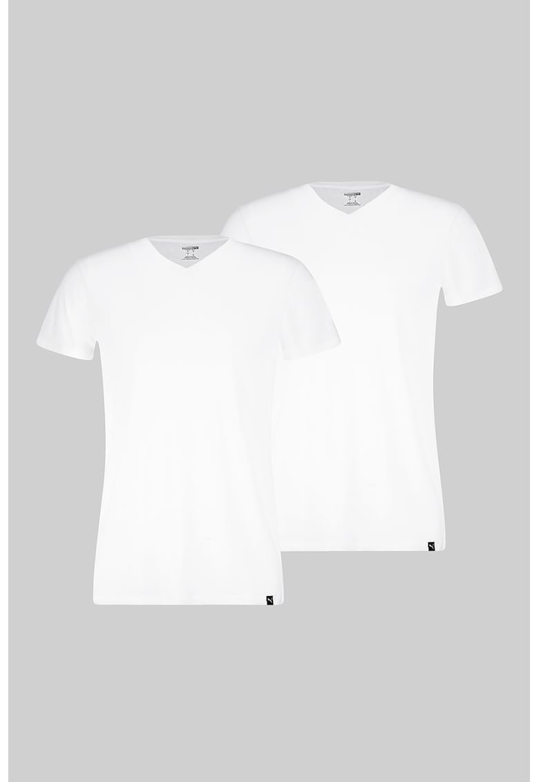 Set de tricouri de casa cu decolteu in V - 2 piese