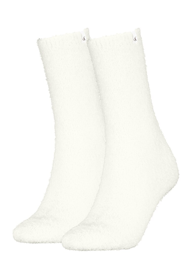 Set de sosete lungi - 2 perechi - Alb fildes