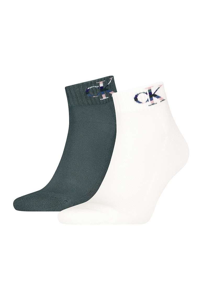 Set de sosete scurte cu logo - 2 perechi