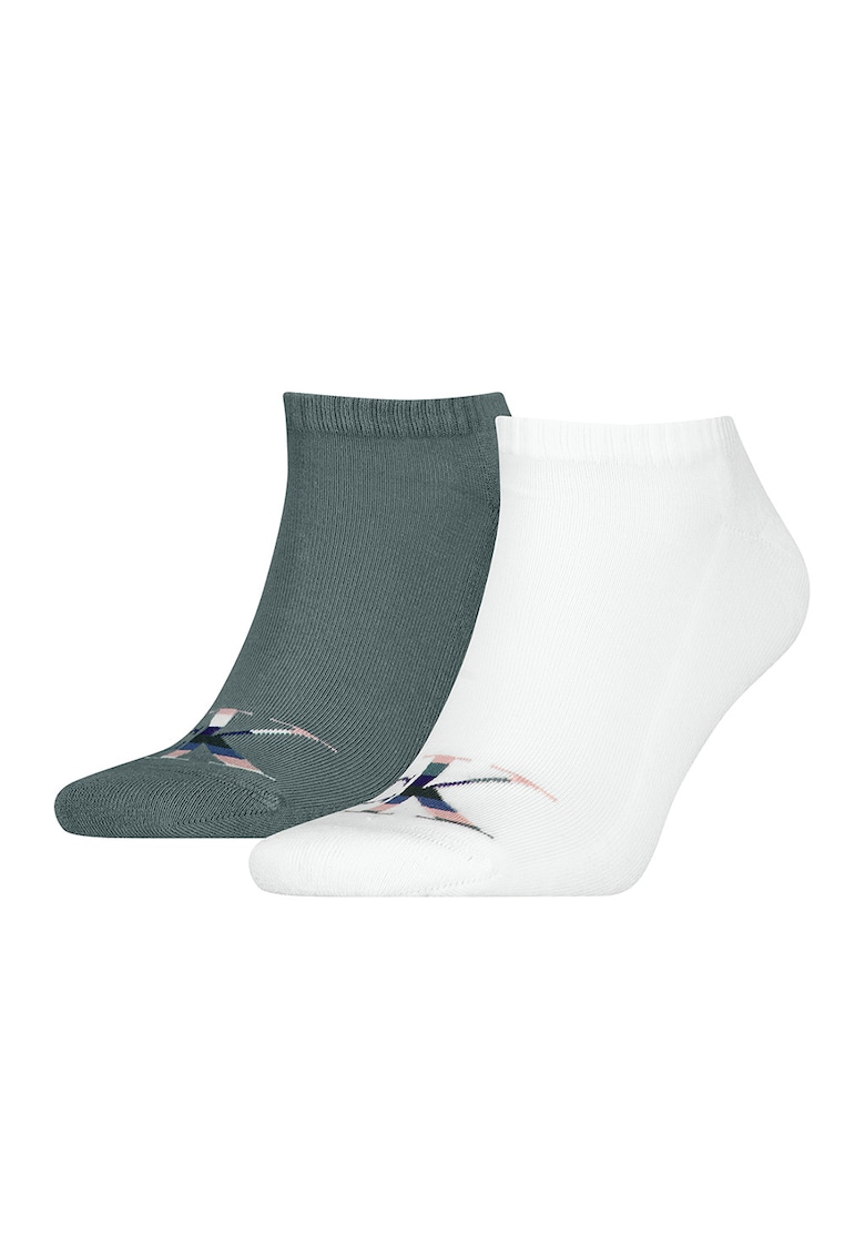 Set de sosete pana la glezna cu logo - 2 perechi