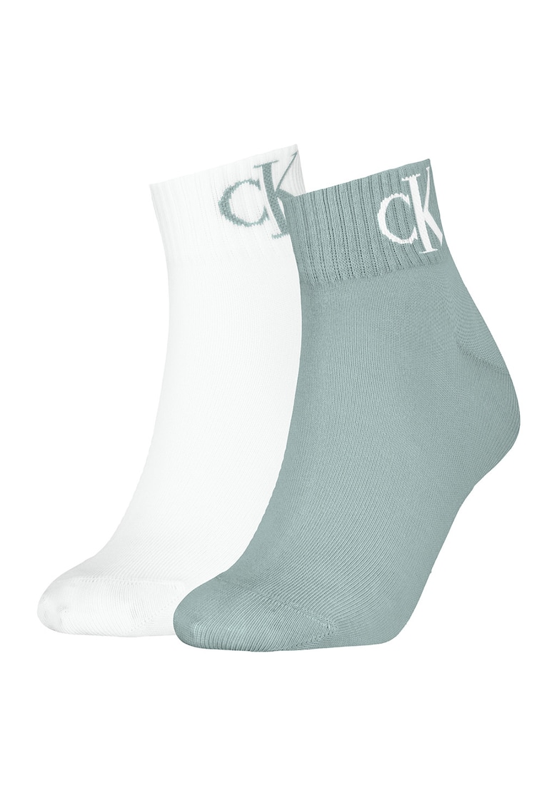 Set de sosete scurte cu logo - 2 perechi