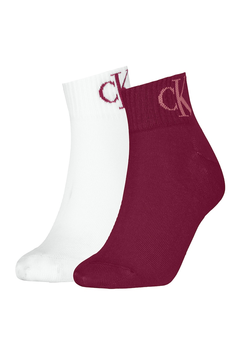 Set de sosete scurte cu logo - 2 perechi