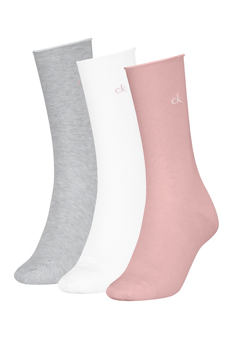 Set de sosete lungi din amestec de bumbac - 3 perechi