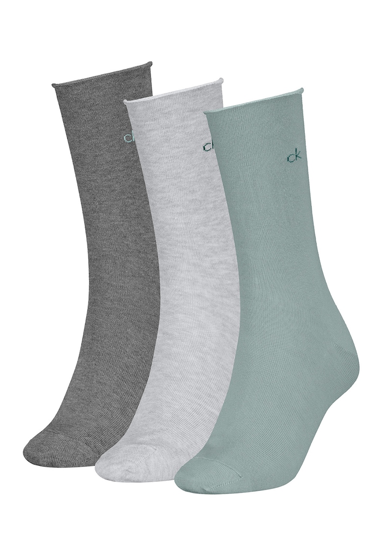 Set de sosete lungi din amestec de bumbac - 3 perechi