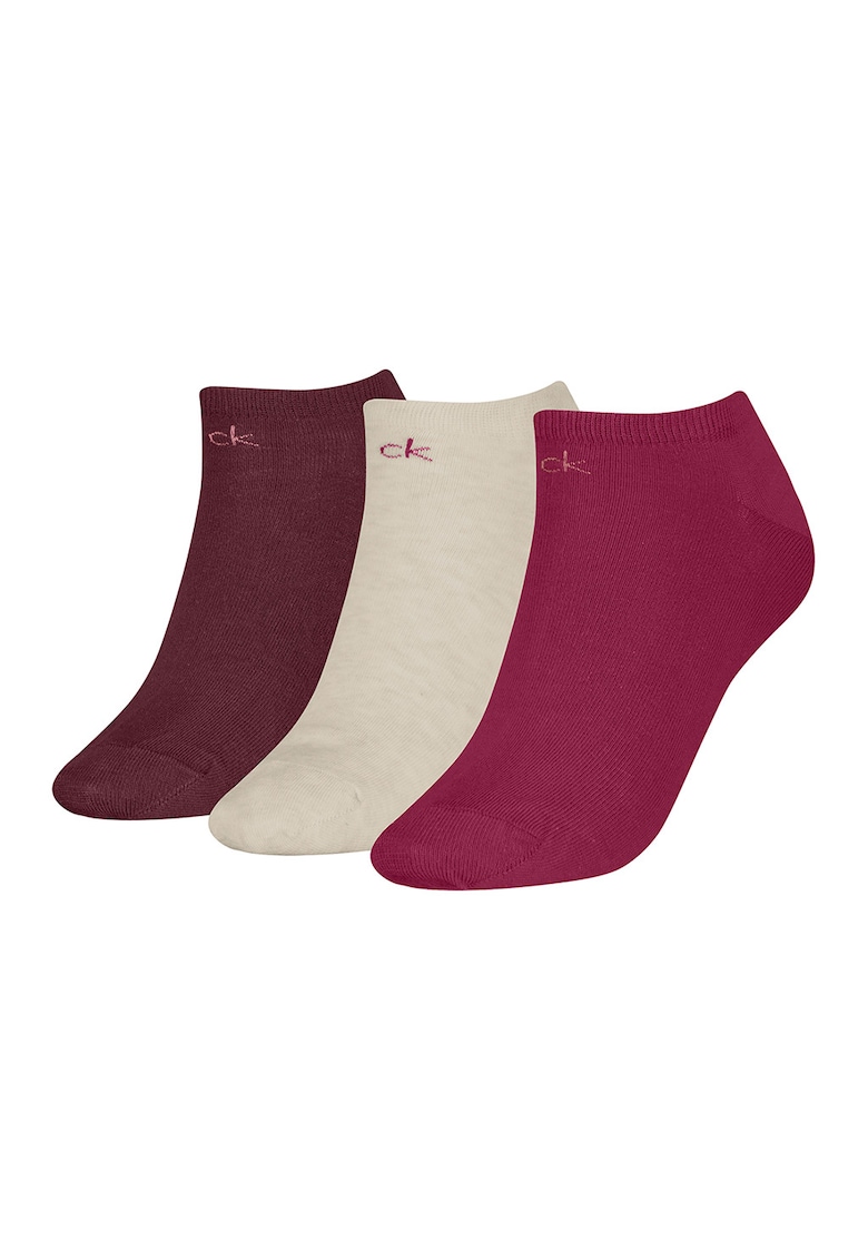 Set de sosete pana la glezna - din amestec de bumbac - 3 perechi