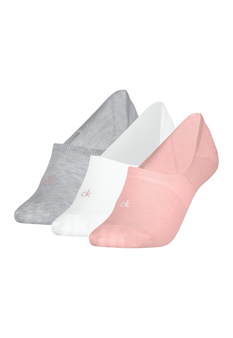 Set de sosete pana la glezna din amestec de bumbac - 3 perechi