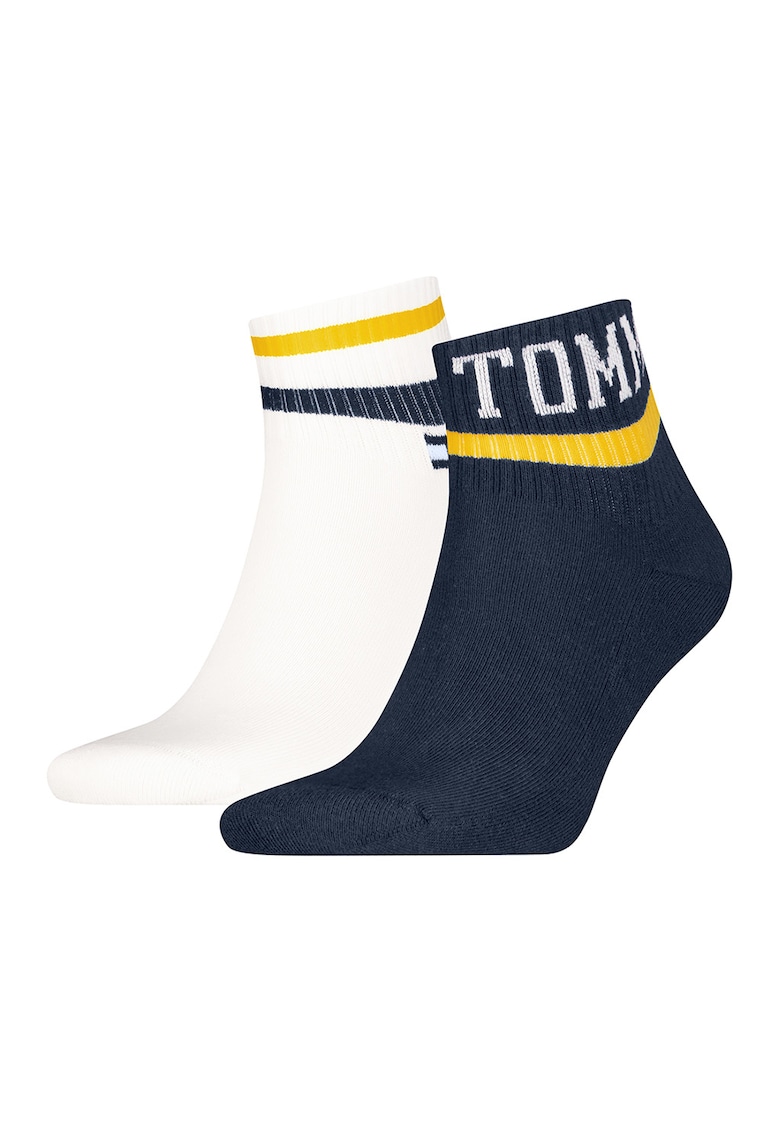 Set de sosete scurte unisex cu logo - 2 perechi