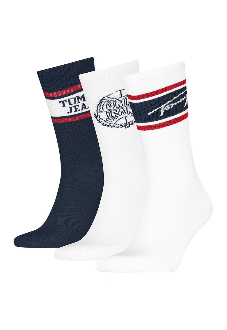 Set de sosete lungi unisex din amestec de bumbac - 3 perechi