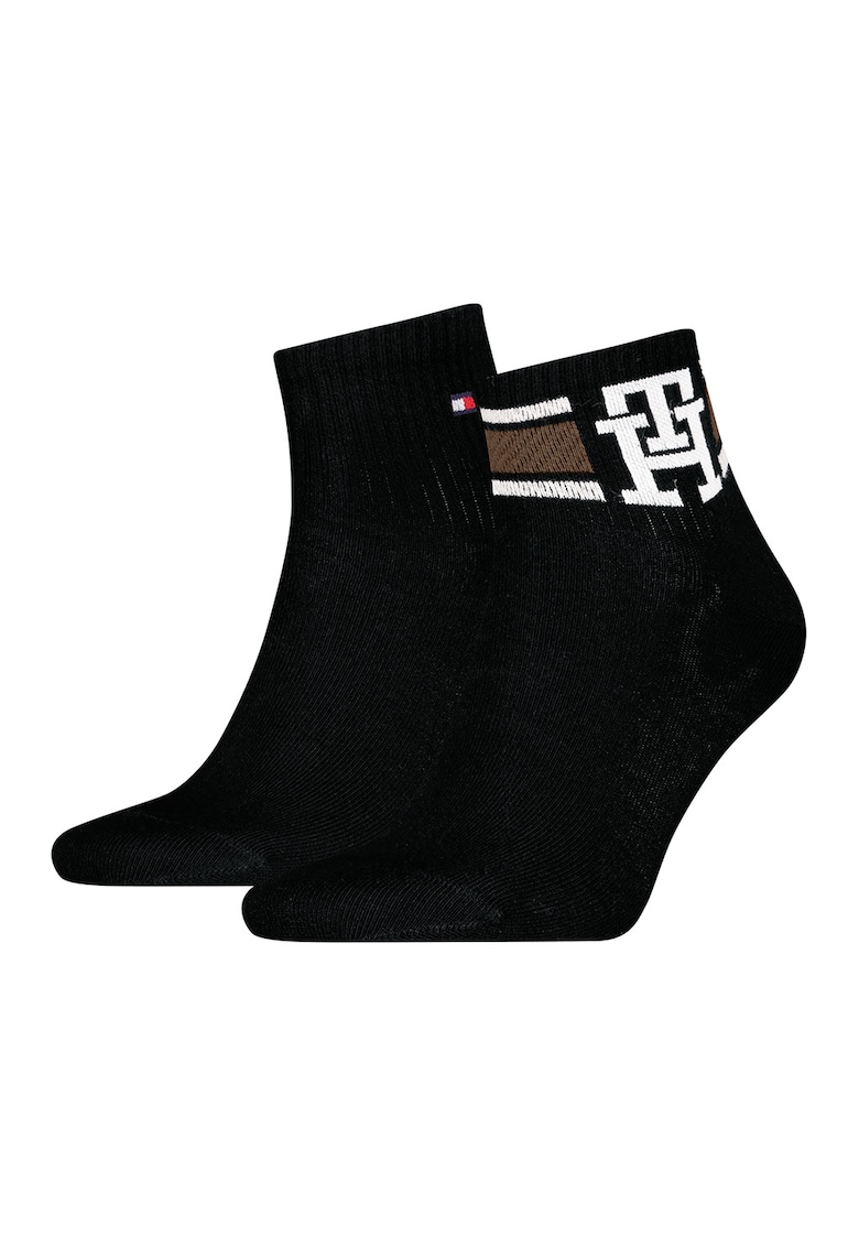 Set de sosete scurte cu logo - 2 perechi