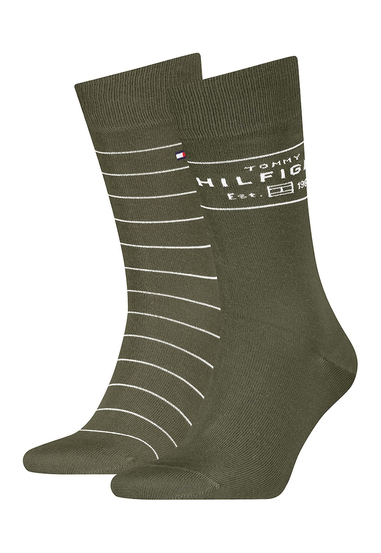 Set de sosete lungi cu logo - 2 perechi