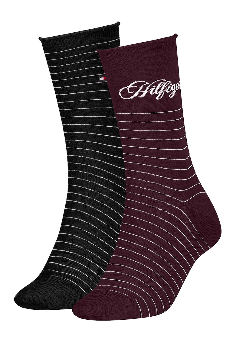 Set de sosete lungi cu model - 2 perechi