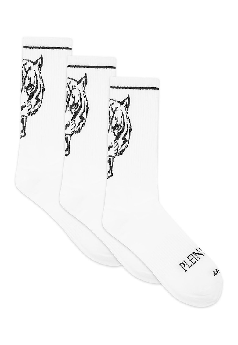 Set de sosete cu model logo - 3 perechi