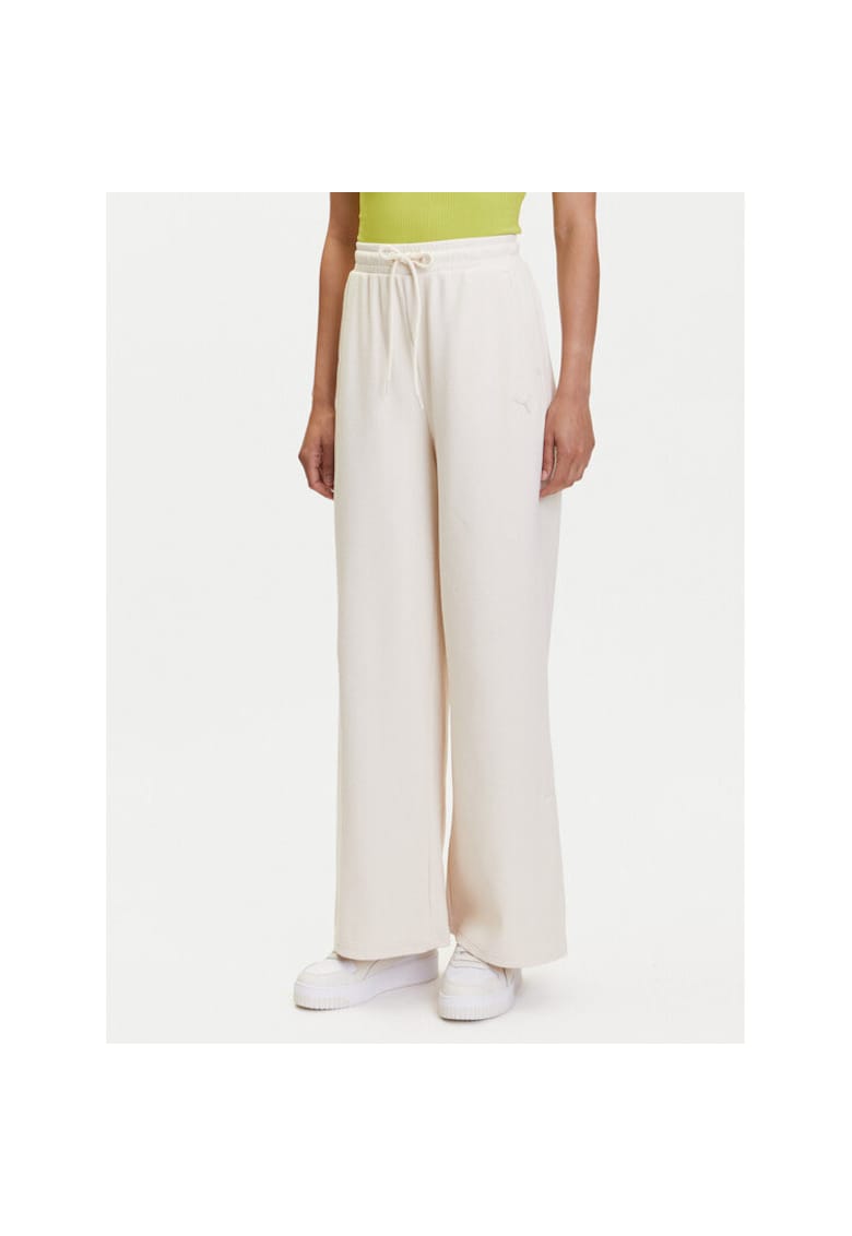 Pantaloni de trening dama 685061 - Bumbac/Poliester reciclat - XL INTL - Bej