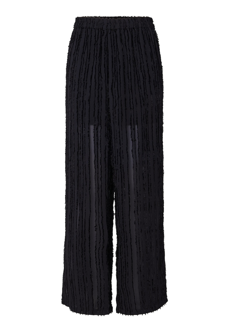 Pieces Pantaloni dama 17157928 - Poliester - Negru - Negru