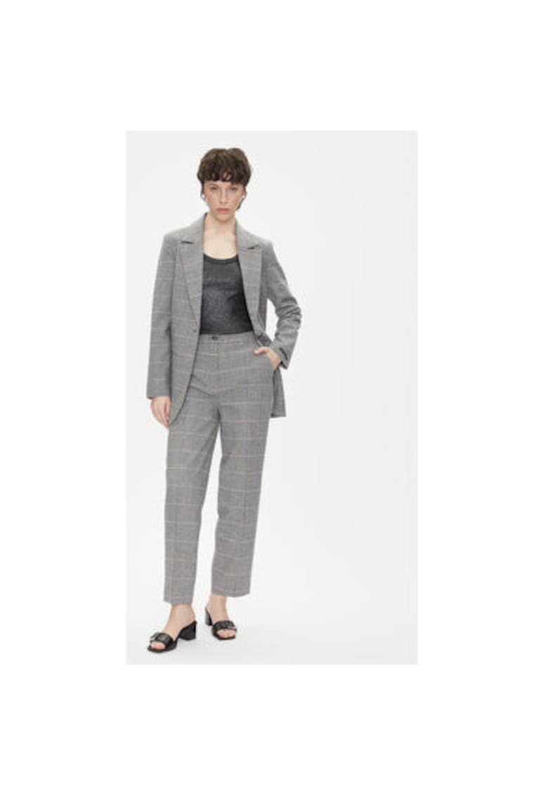 Pantaloni dama PL211799 - Lana/Poliester - Gri - Gri