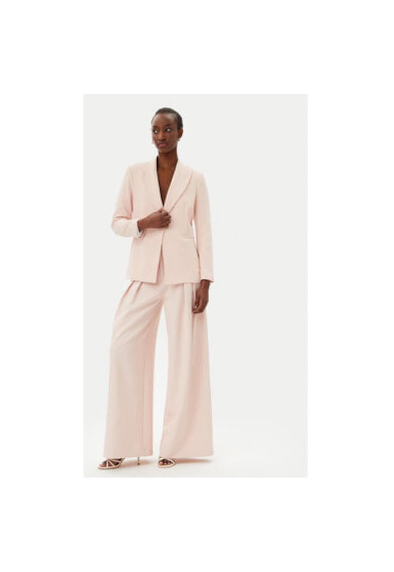 Pantaloni dama 25EB579/43PY - Poliester - Roz - Roz