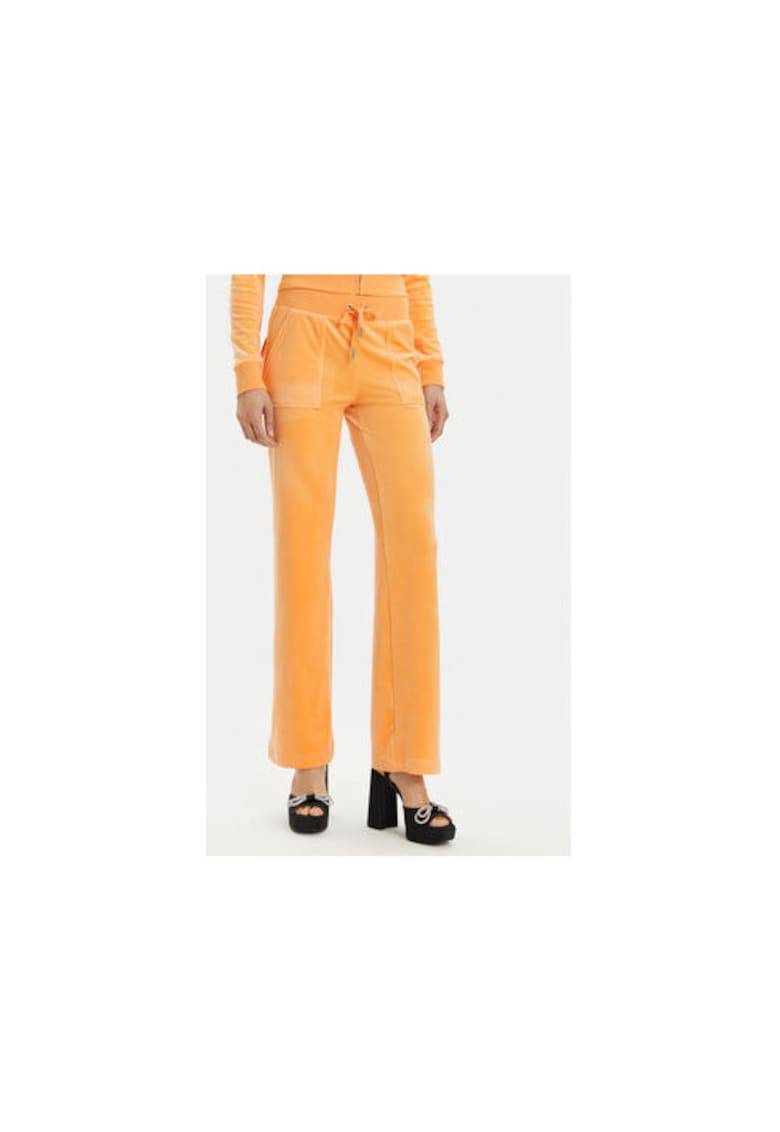 Pantaloni de trening dama JCAP180 - Poliester/Elastan - S INTL - Portocaliu