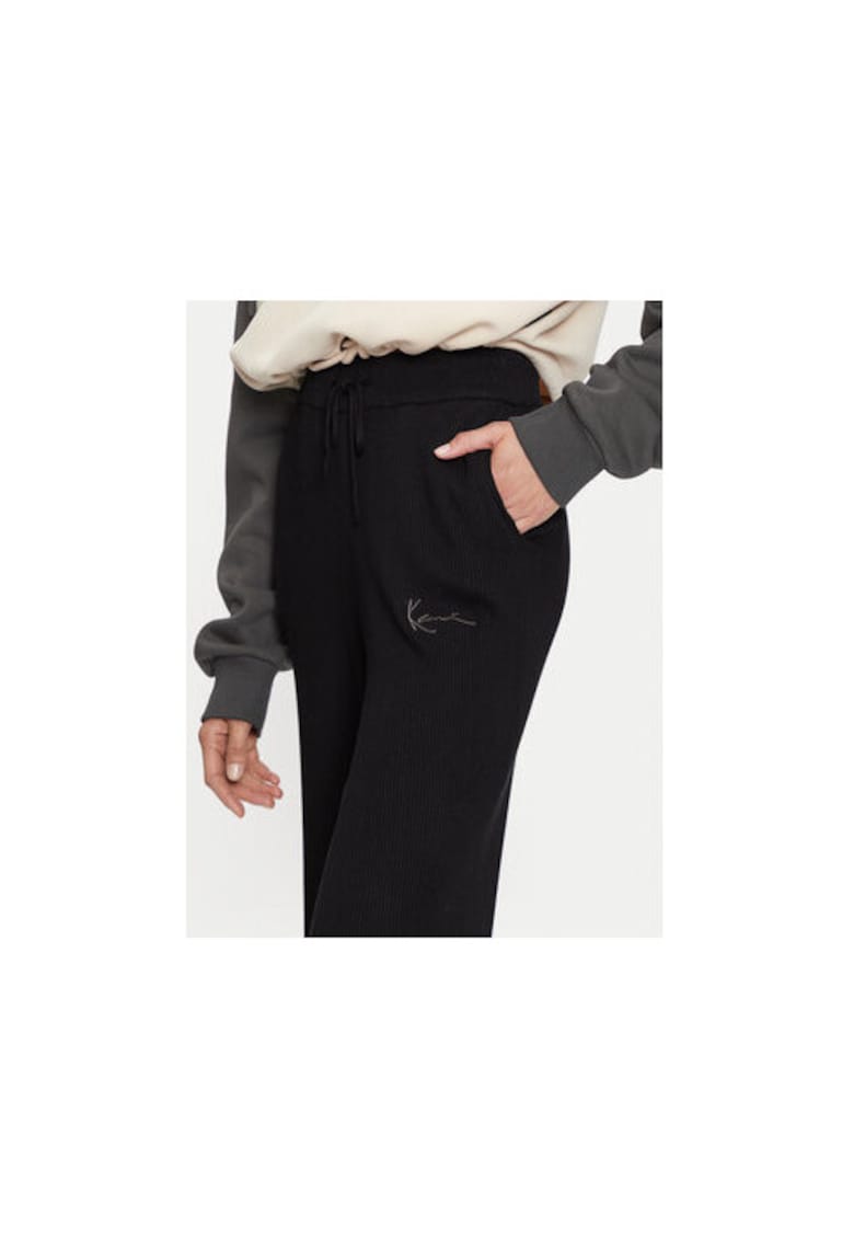 Pantaloni de trening dama 61030022 - Viscoza/Poliamida - Negru
