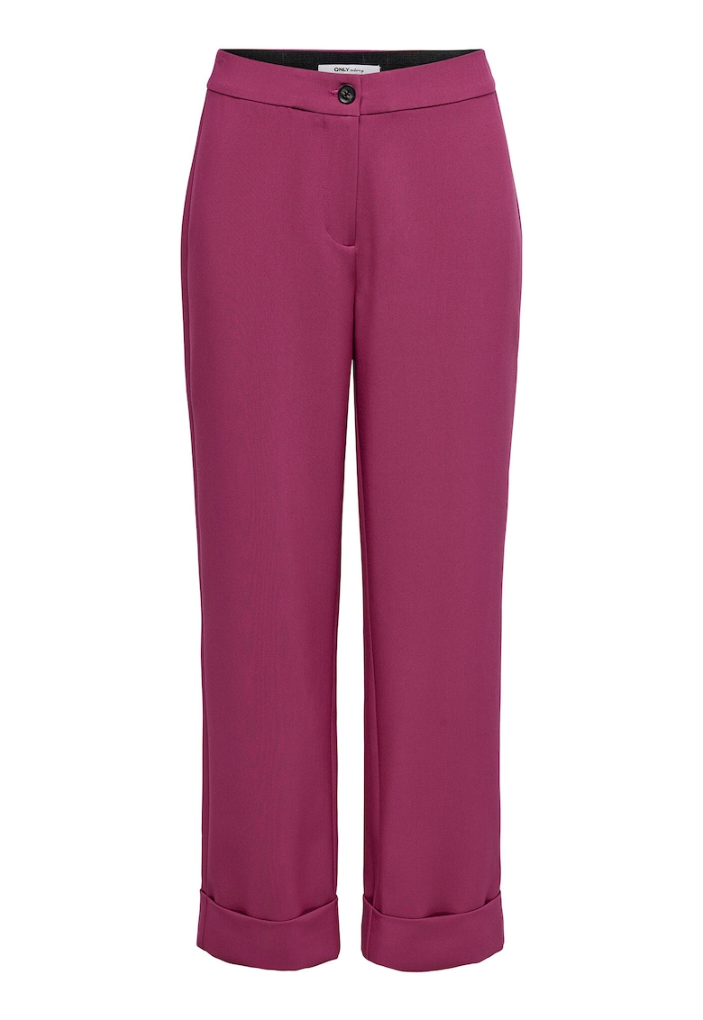 Pantaloni dama 15338822 - Poliester reciclat/Poliester - Mov - Mov