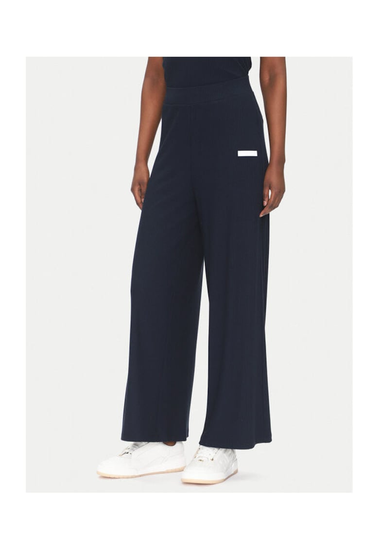 Pantaloni dama Emporio Armani - 7W000165 AF12654 - Viscoza/Elastan - Bleumarin - Bleumarin