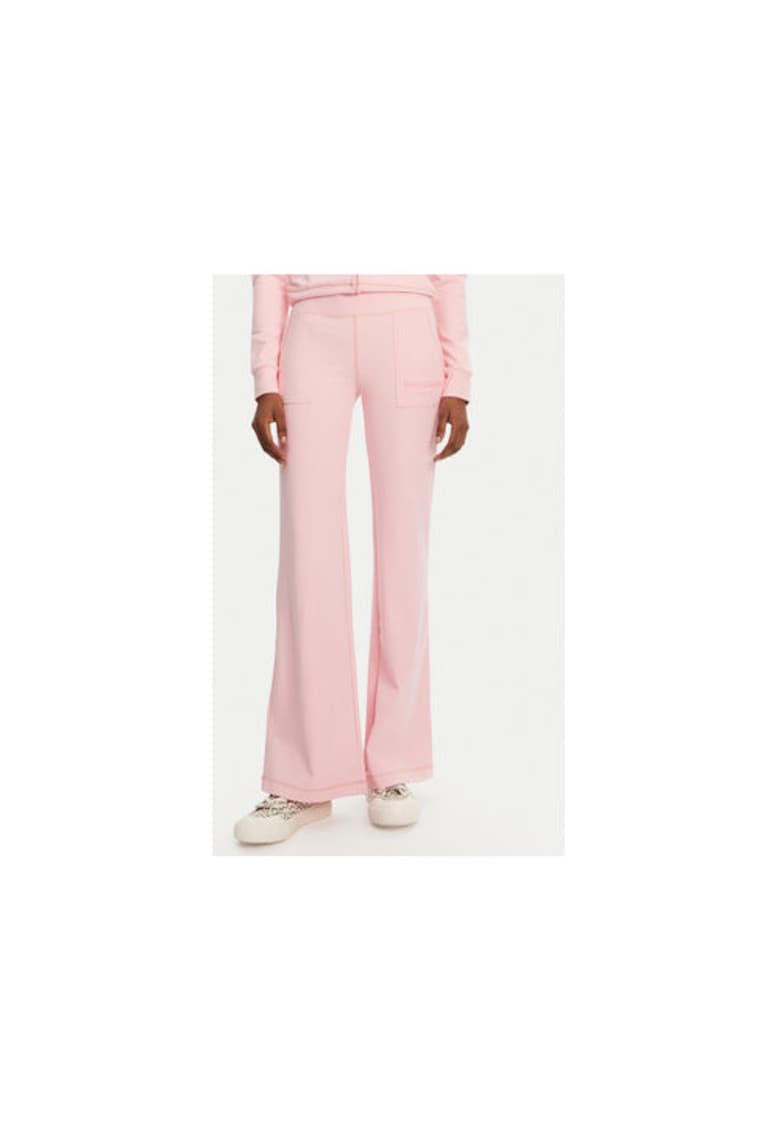 Pantaloni de trening dama  JCSML125403 - Poliester/Elastan - Roz