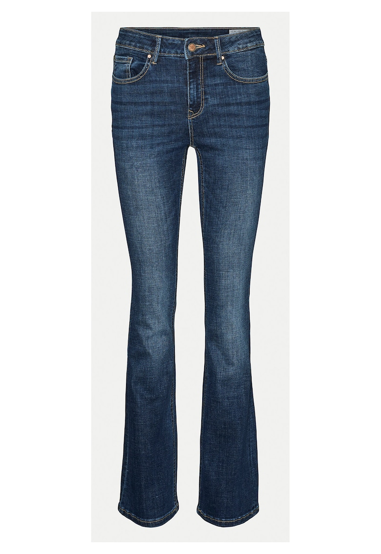 Vero Moda Pantaloni dama 10310511 - Bumbac/Bumbac - M-L32 INTL - Bleumarin