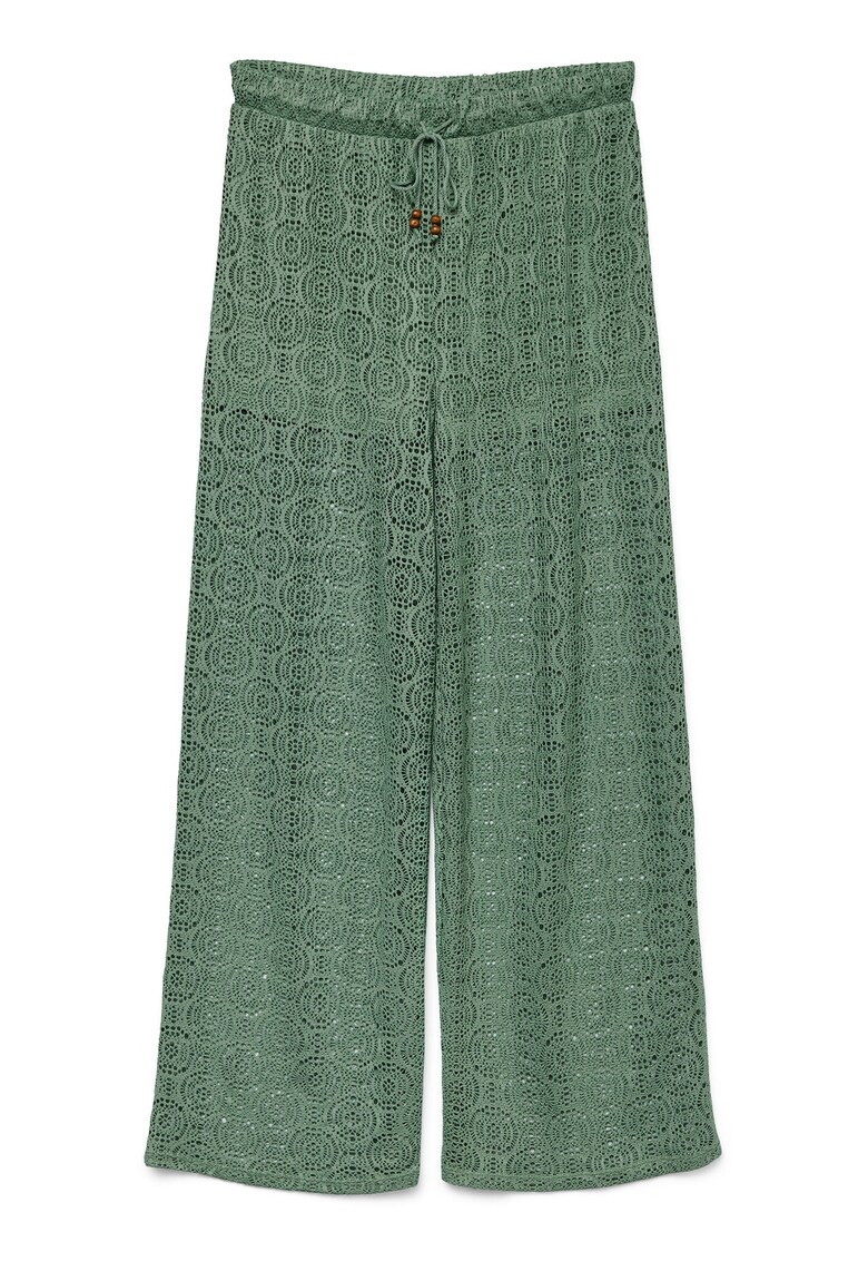 Pantaloni dama 10325044 - Poliester reciclat/Poliester - Verde - Verde